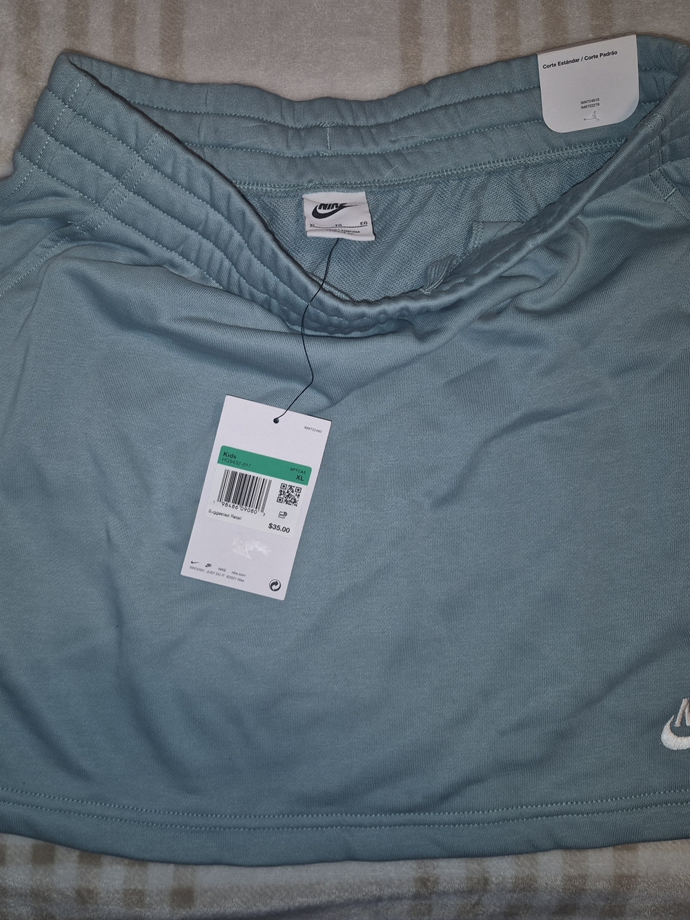 Nike Kids Light Blue Athletic Skort
